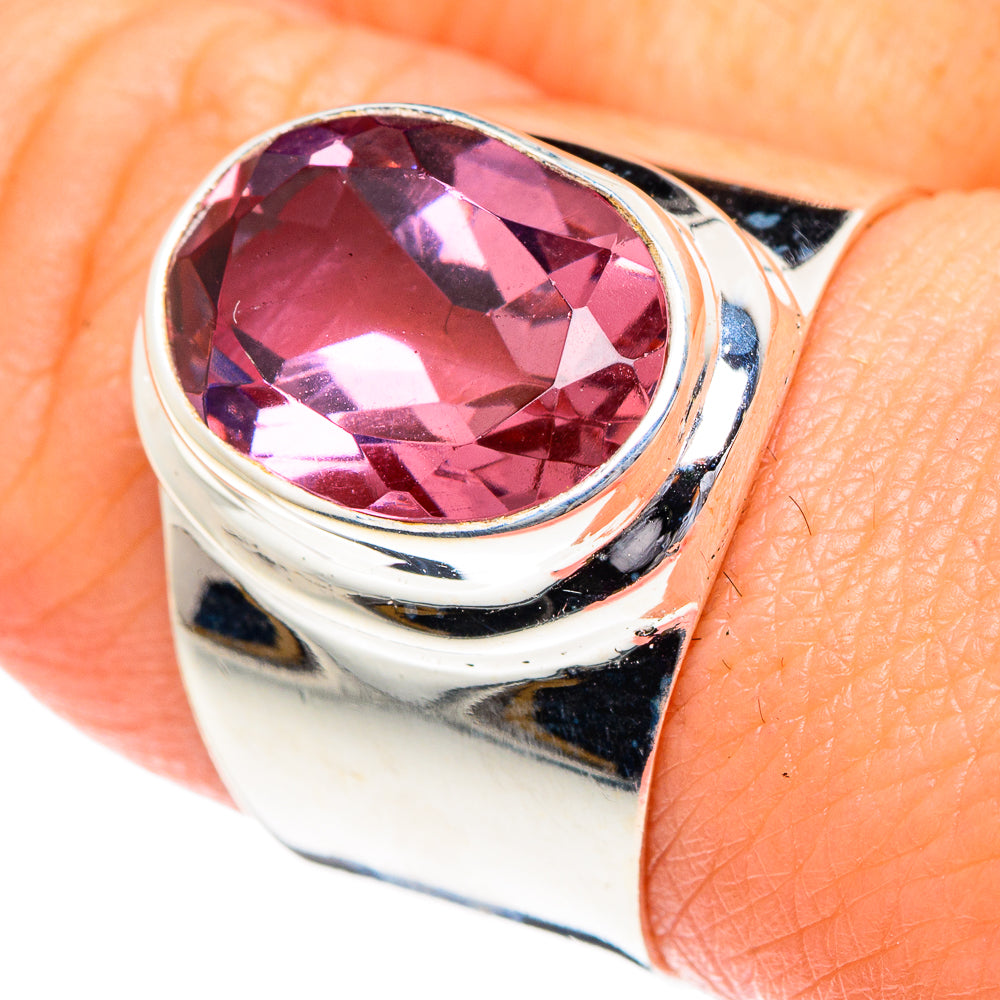 Color Change Alexandrite (Lab.) Rings handcrafted by Anasilvercos - RING87117