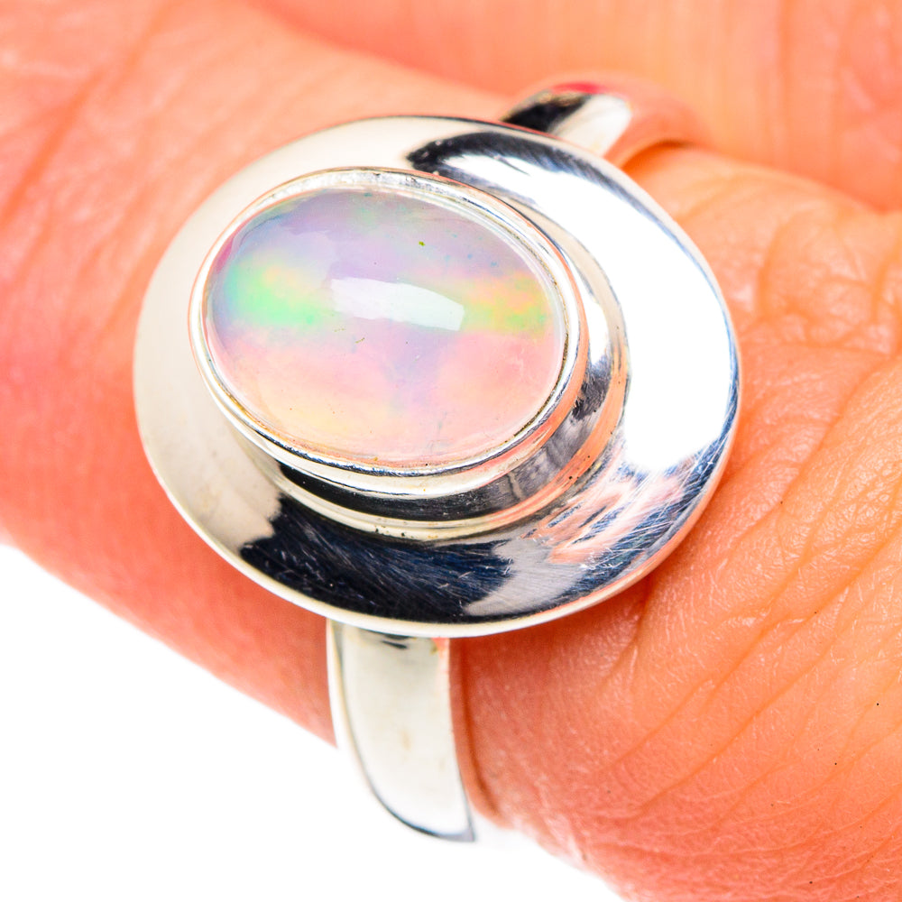Ethiopian Opal Rings handcrafted by Anasilvercos - RING87121