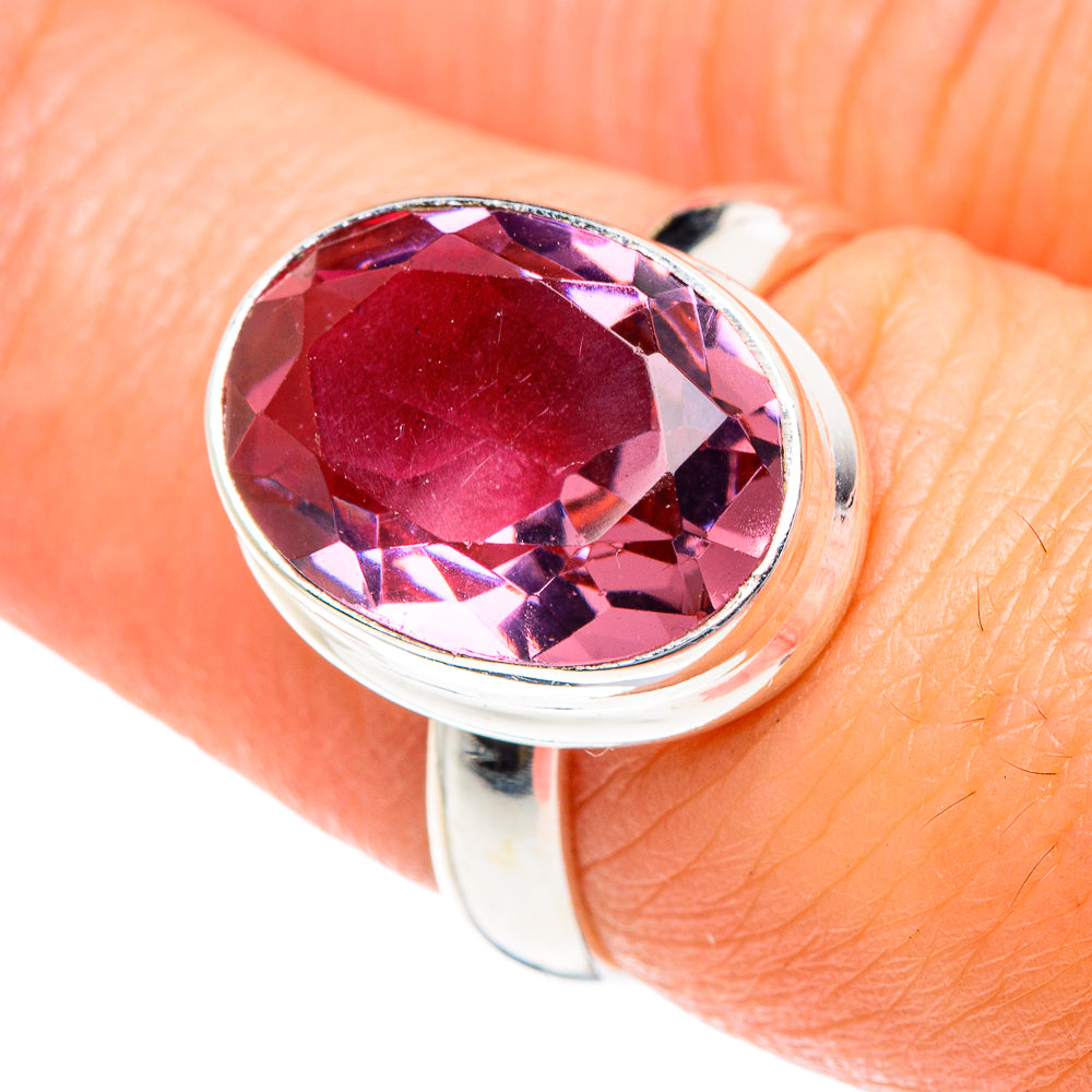Color Change Alexandrite (Lab.) Rings handcrafted by Anasilvercos - RING87134