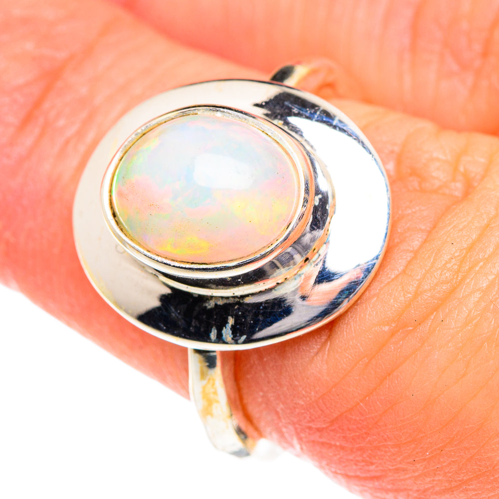 Ethiopian Opal Rings handcrafted by Anasilvercos - RING87136