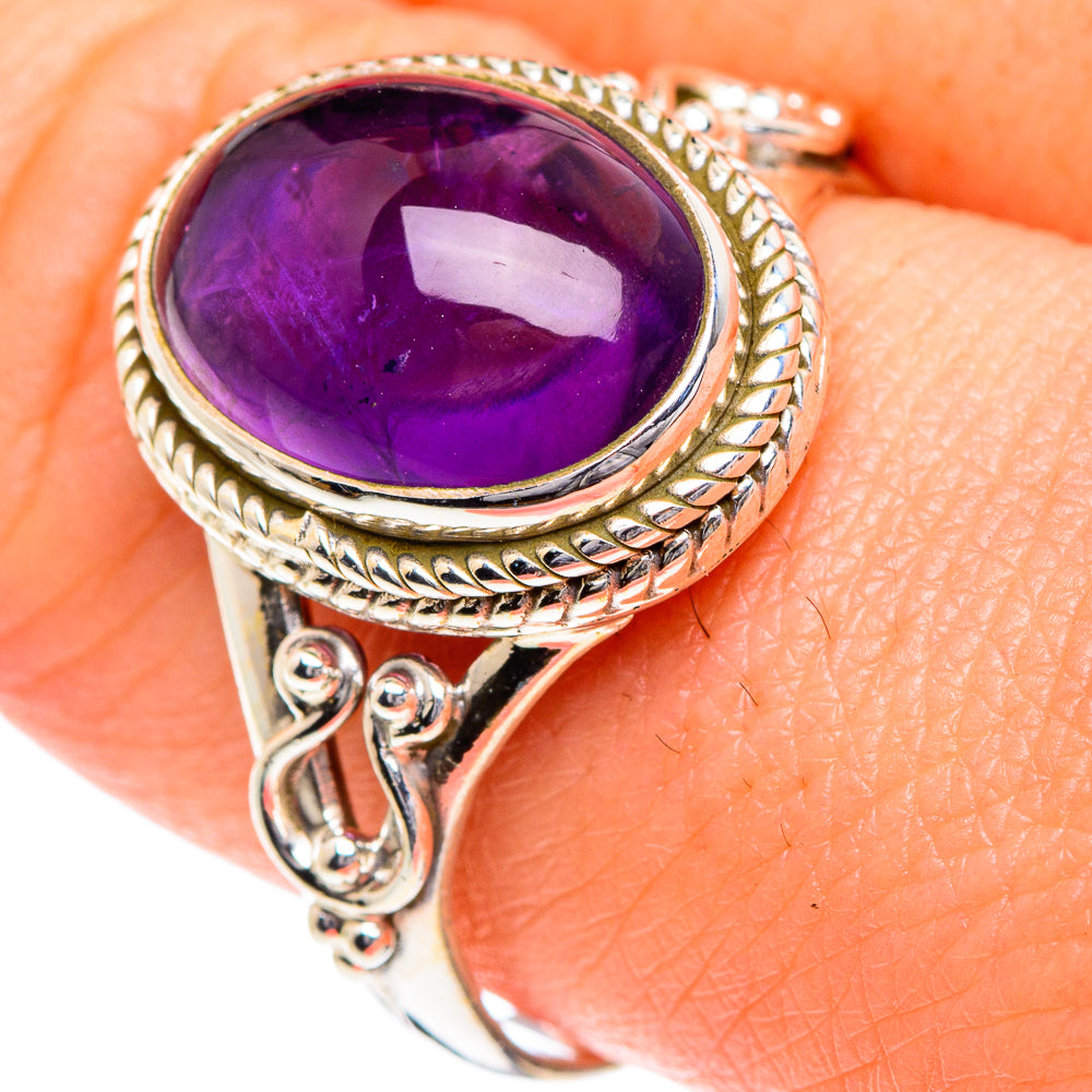 Amethyst Rings handcrafted by Anasilvercos - RING87147