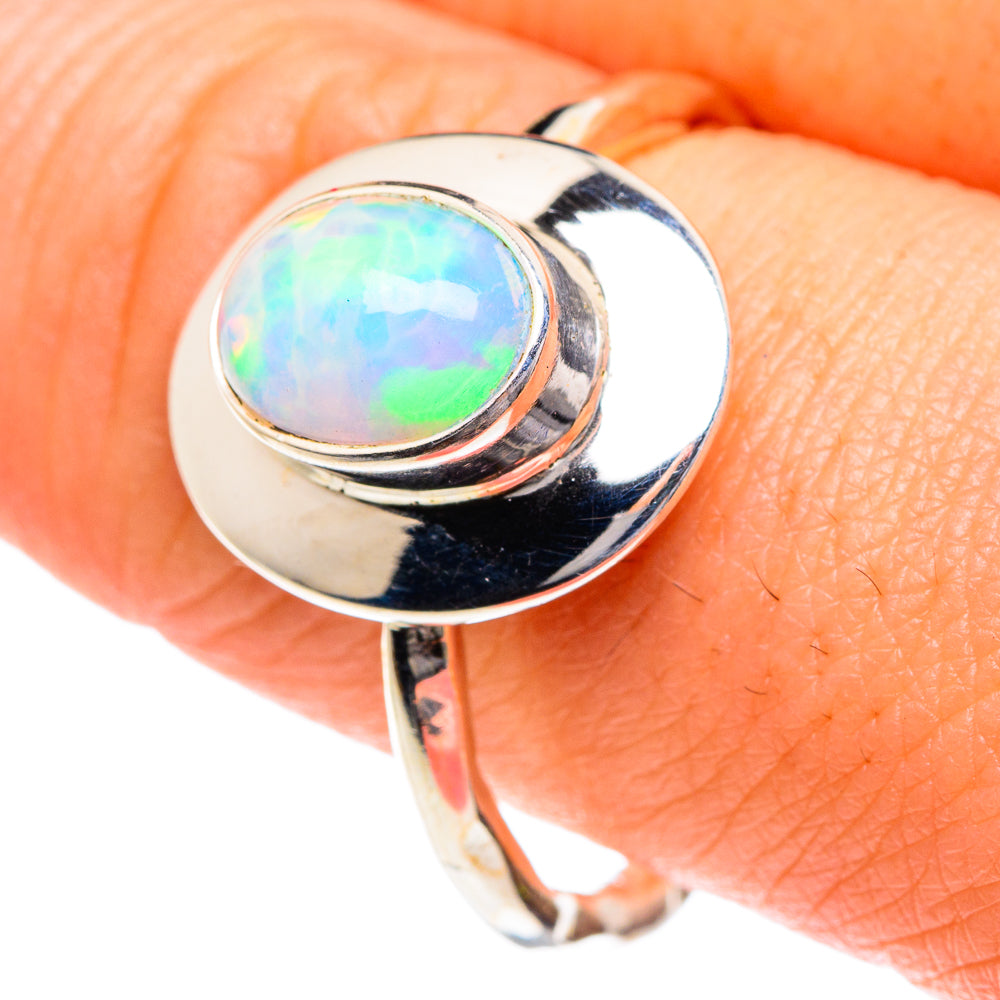 Ethiopian Opal Rings handcrafted by Anasilvercos - RING87162
