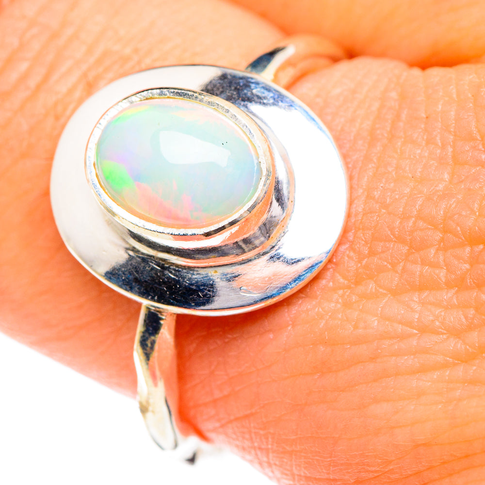 Ethiopian Opal Rings handcrafted by Anasilvercos - RING87168