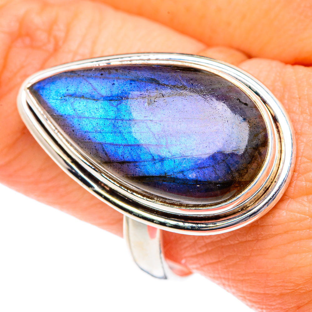Labradorite Rings handcrafted by Anasilvercos - RING87174