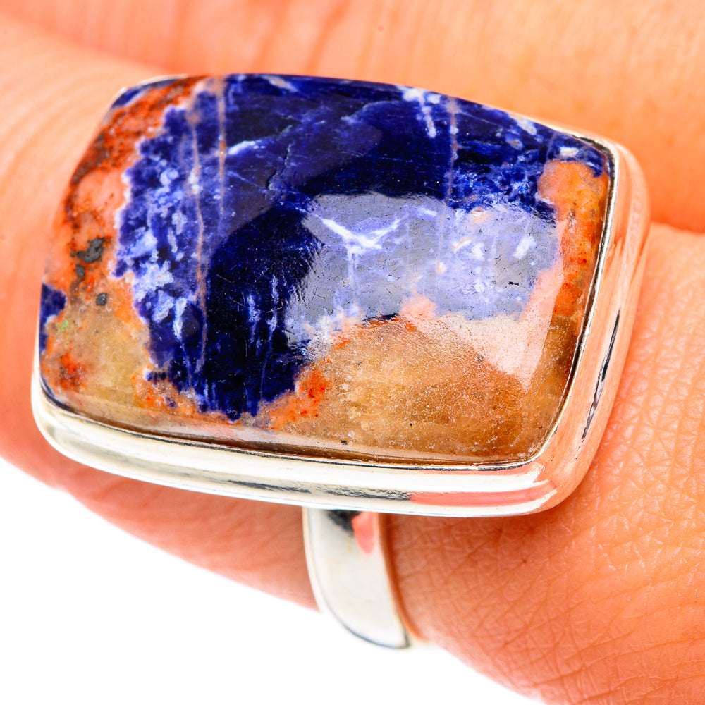 Sodalite Rings handcrafted by Anasilvercos - RING87175
