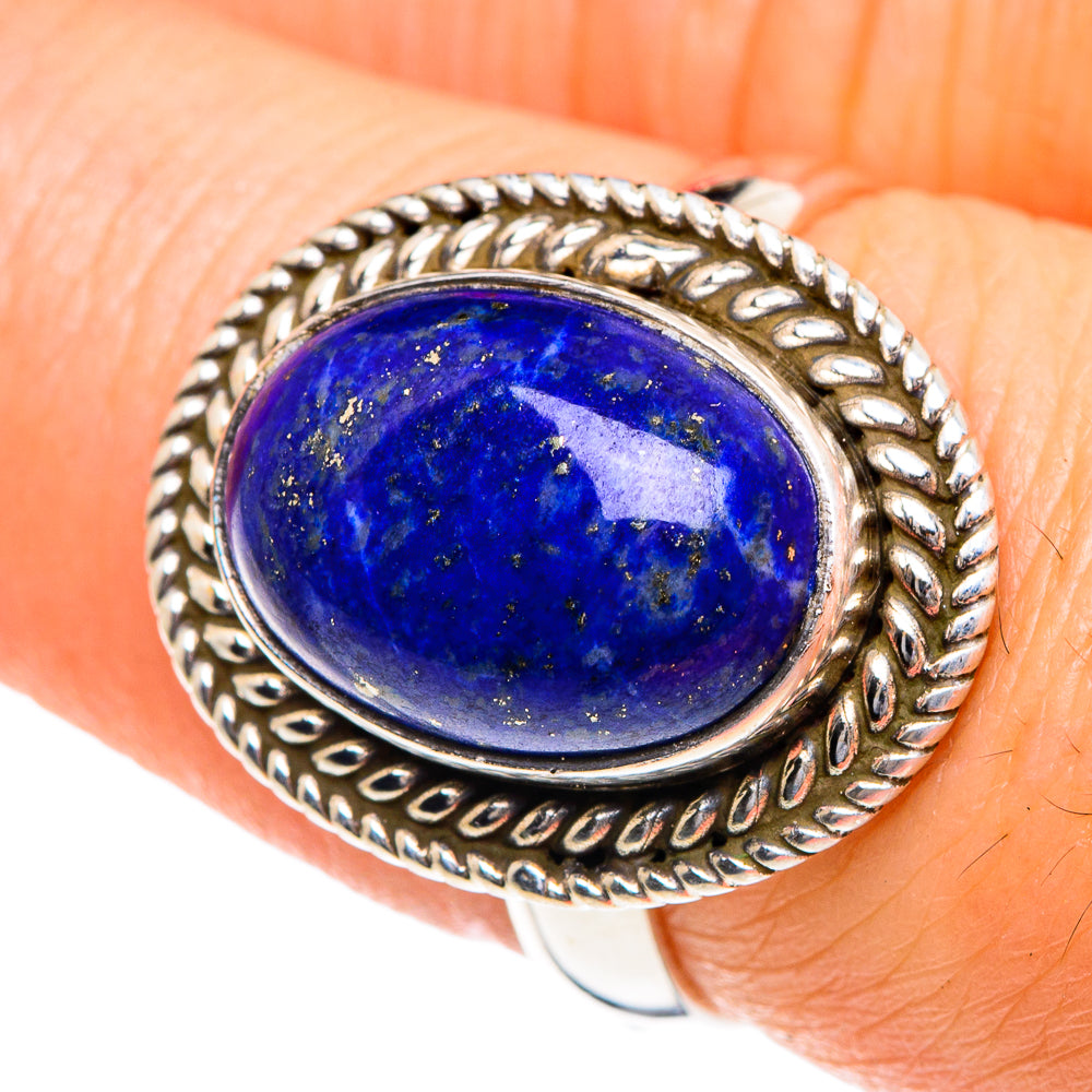 Lapis Lazuli Rings handcrafted by Anasilvercos - RING87192