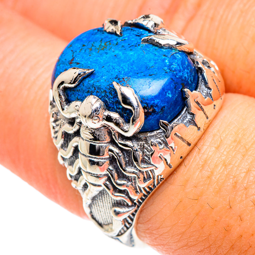 Chrysocolla Rings handcrafted by Anasilvercos - RING87221
