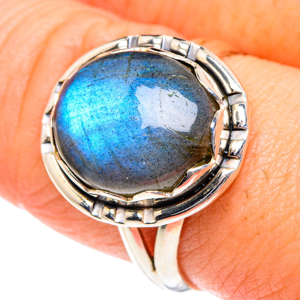 Labradorite Rings handcrafted by Anasilvercos - RING87240
