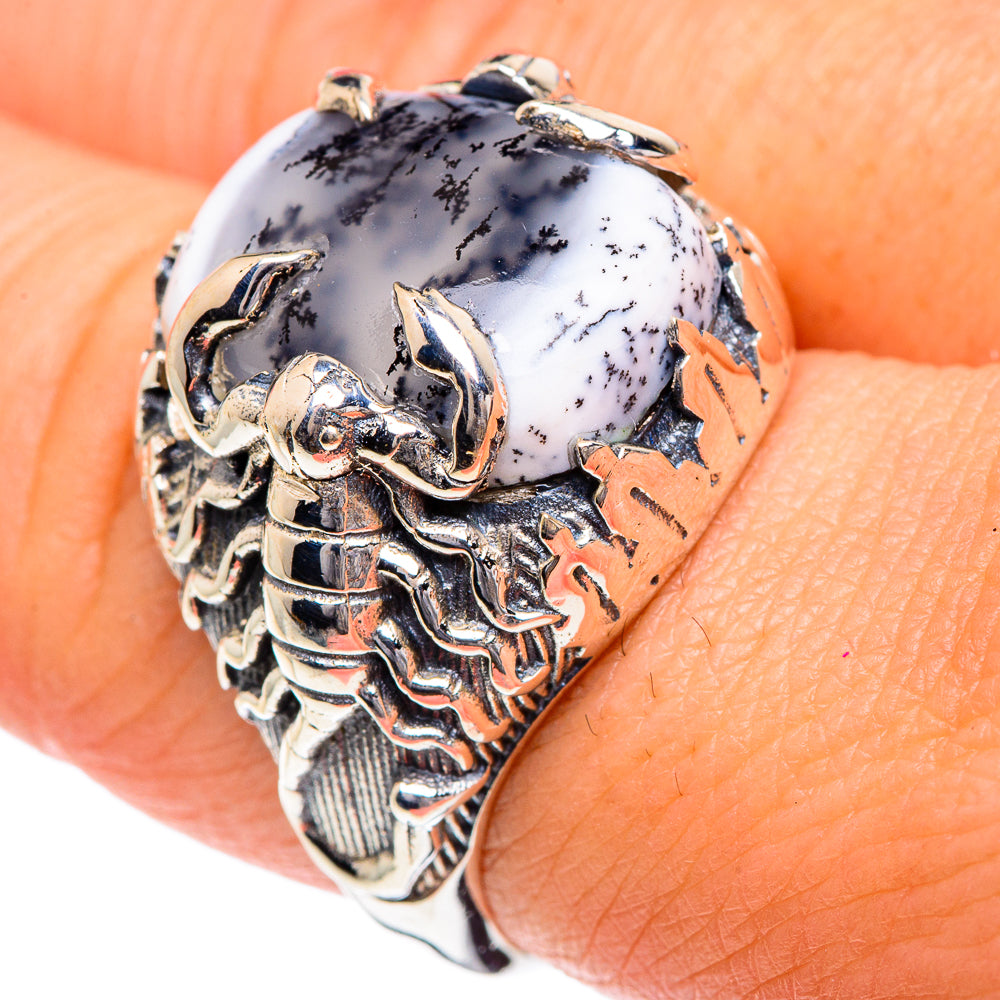 Dendritic Opal Rings handcrafted by Anasilvercos - RING87250