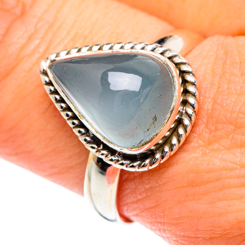 Aquamarine Rings handcrafted by Anasilvercos - RING87256