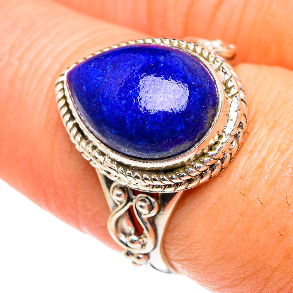 Lapis Lazuli Rings handcrafted by Anasilvercos - RING87261