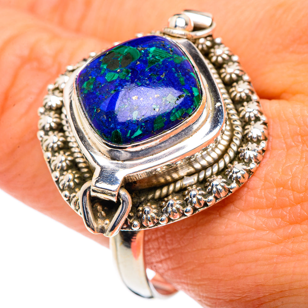 Azurite Rings handcrafted by Anasilvercos - RING87277