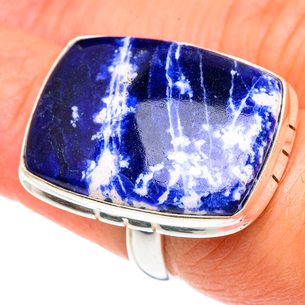 Sodalite Rings handcrafted by Anasilvercos - RING87283