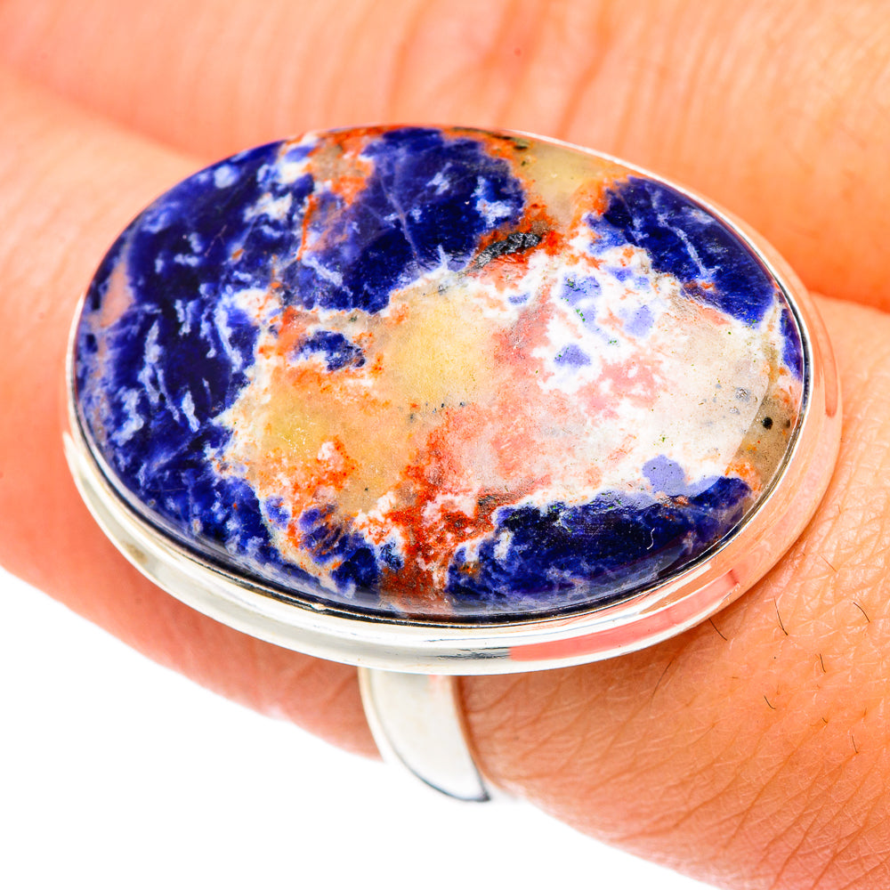 Sodalite Rings handcrafted by Anasilvercos - RING87286