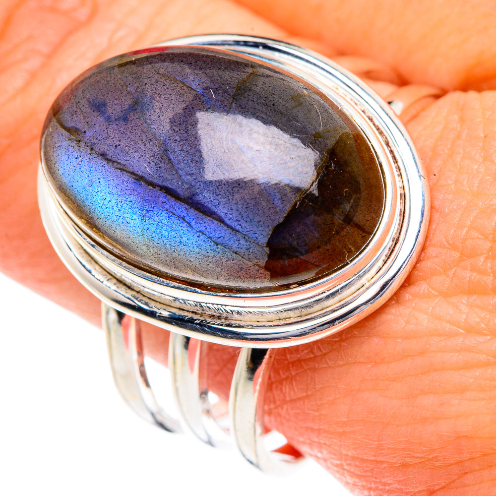 Labradorite Rings handcrafted by Anasilvercos - RING87287
