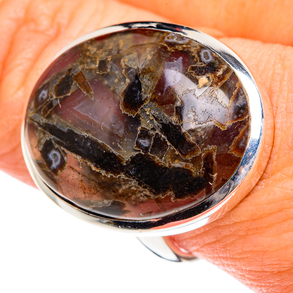 Turkish Tube Agate Rings handcrafted by Anasilvercos - RING87294
