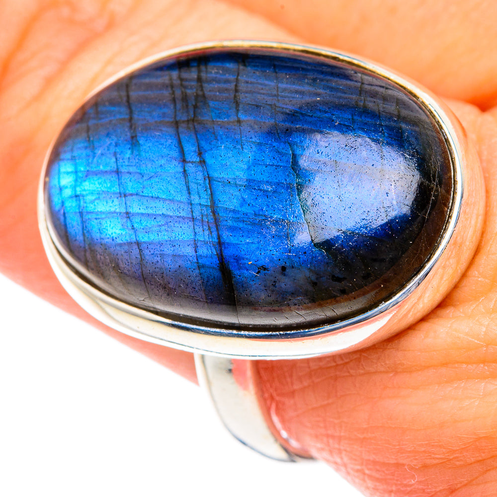 Labradorite Rings handcrafted by Anasilvercos - RING87307