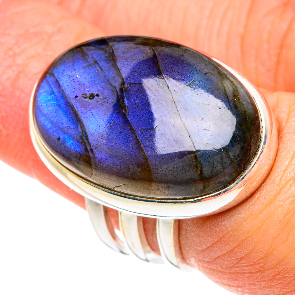 Labradorite Rings handcrafted by Anasilvercos - RING87334