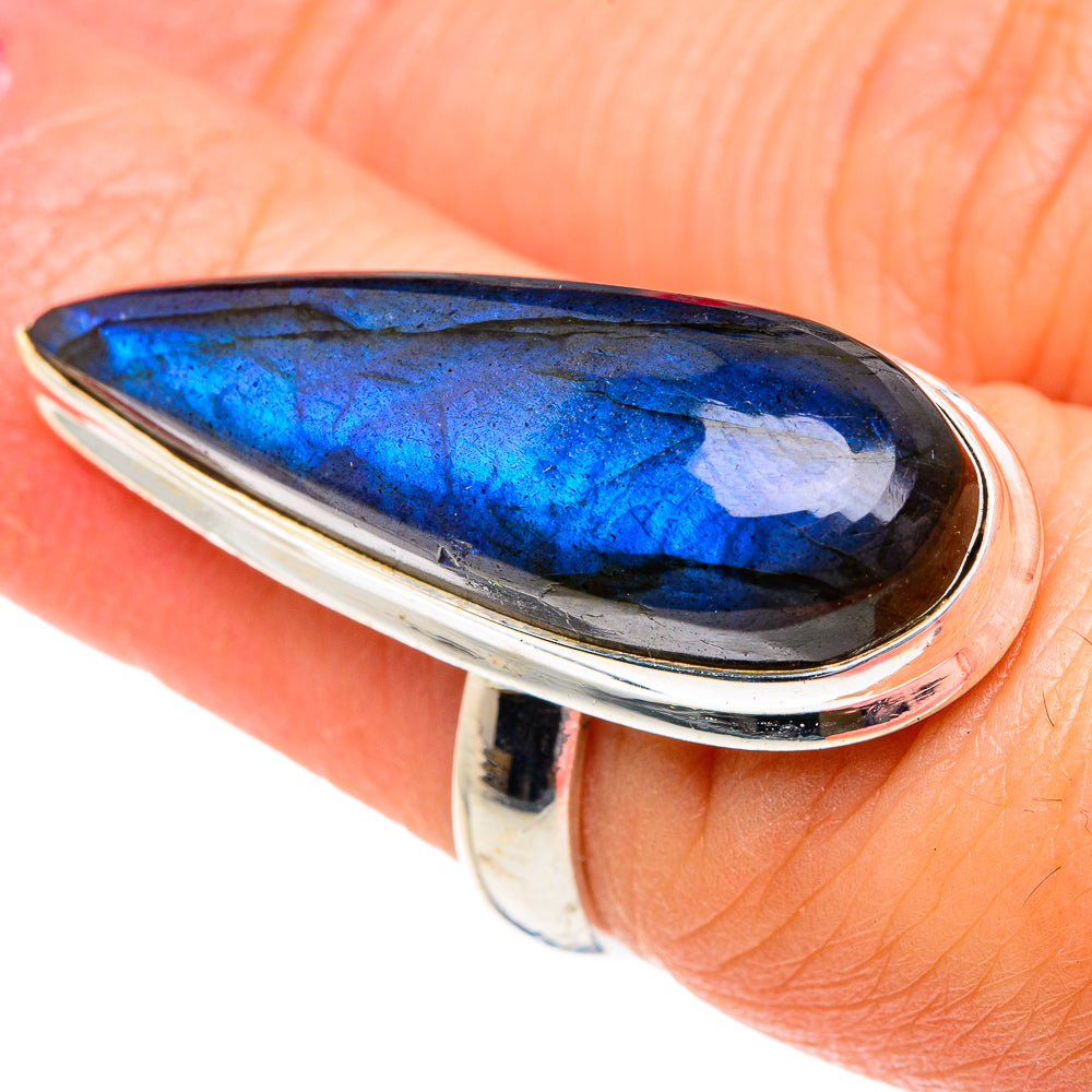 Labradorite Rings handcrafted by Anasilvercos - RING87336