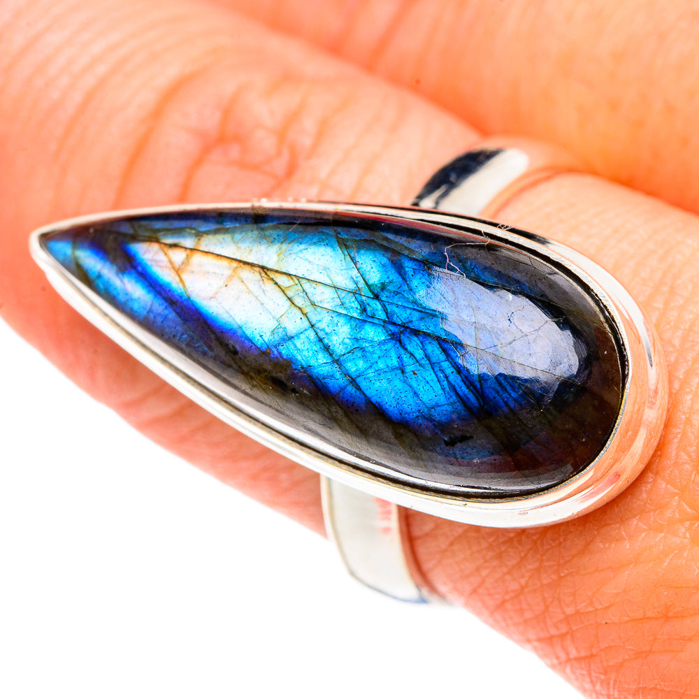 Labradorite Rings handcrafted by Anasilvercos - RING87341