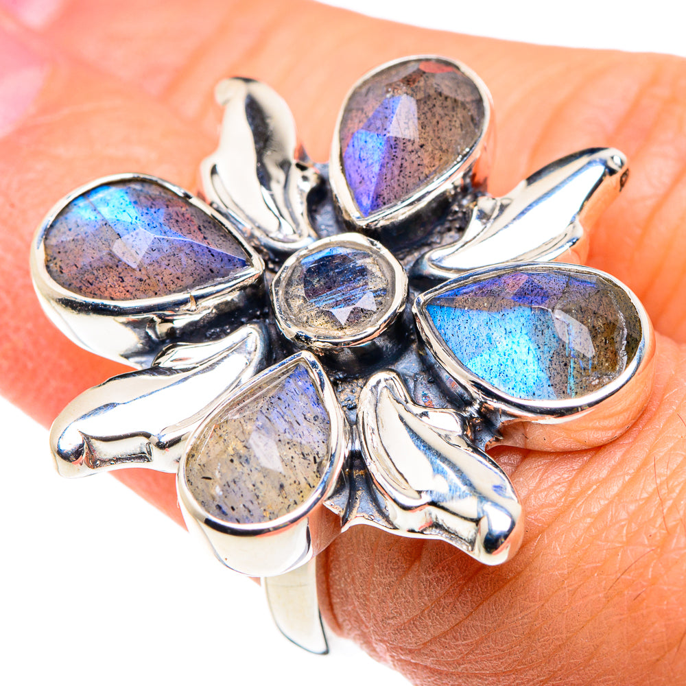 Labradorite Rings handcrafted by Anasilvercos - RING87399