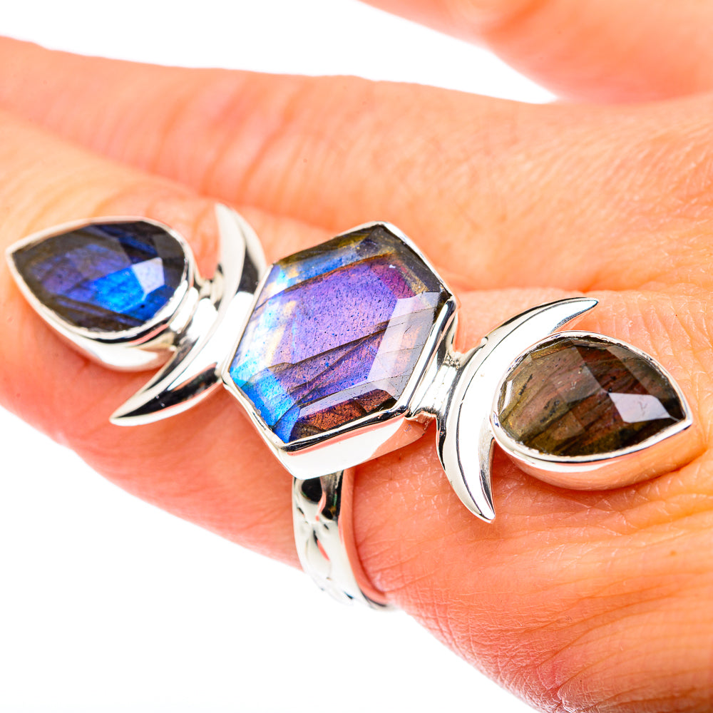Labradorite Rings handcrafted by Anasilvercos - RING87464