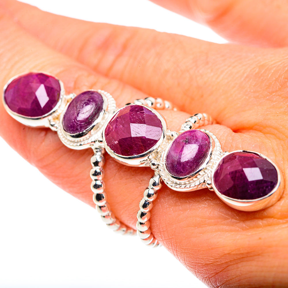Ruby Rings handcrafted by Anasilvercos - RING87490