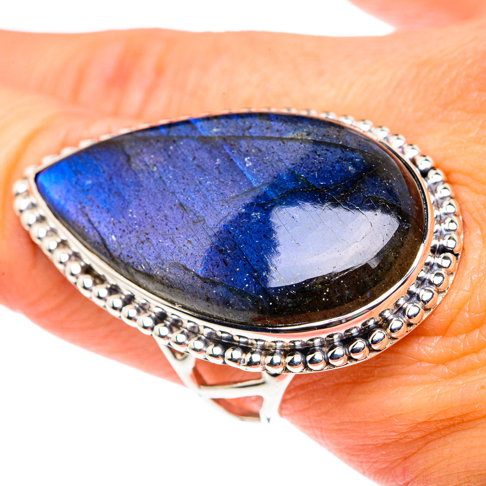 Labradorite Rings handcrafted by Anasilvercos - RING87514