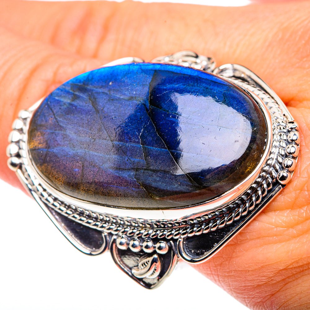 Labradorite Rings handcrafted by Anasilvercos - RING87516
