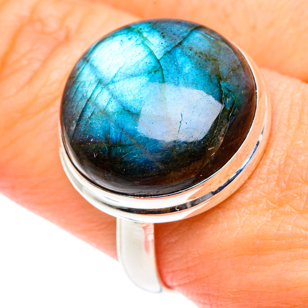 Labradorite Rings handcrafted by Anasilvercos - RING87528