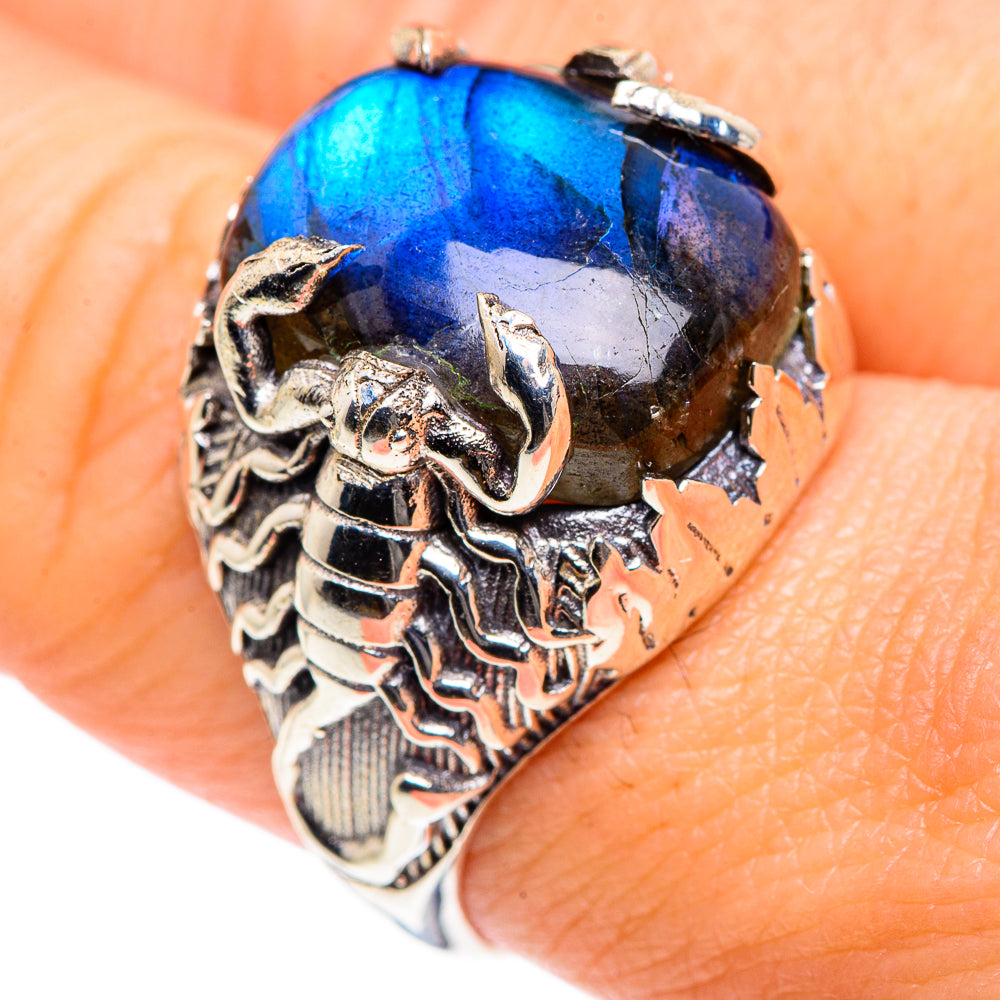 Labradorite Rings handcrafted by Anasilvercos - RING87546