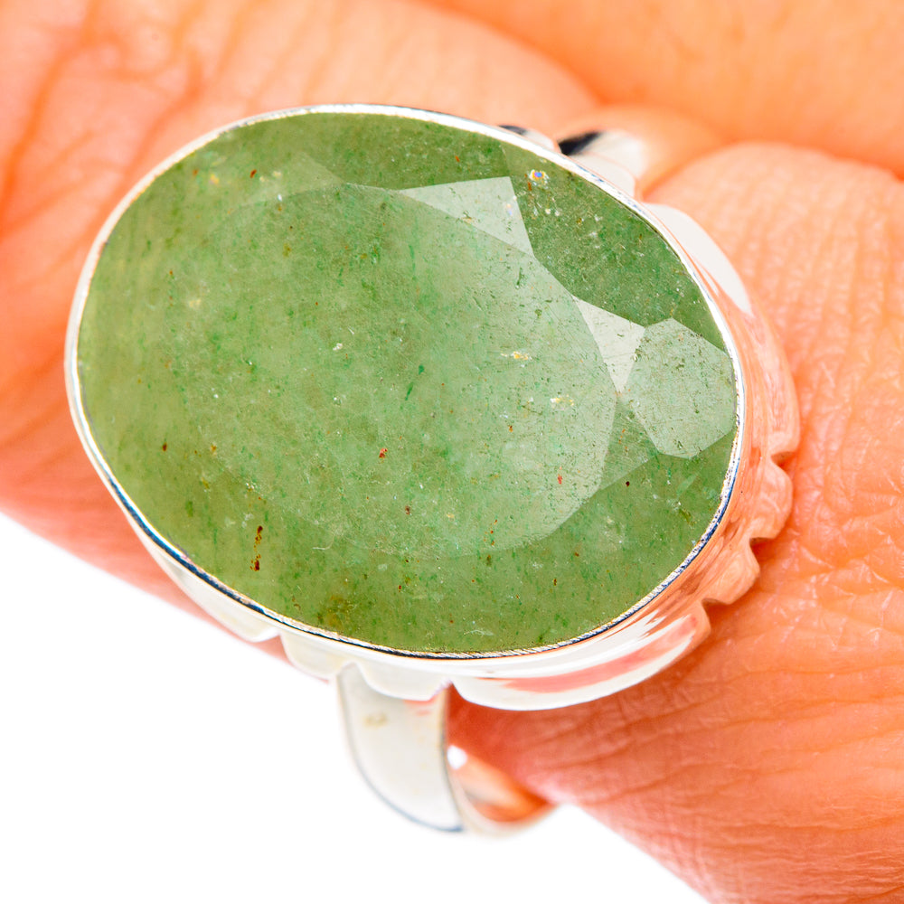 Prehnite Rings handcrafted by Anasilvercos - RING87550