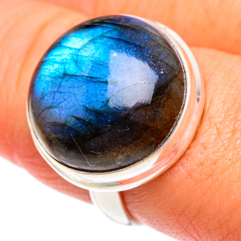 Labradorite Rings handcrafted by Anasilvercos - RING87561