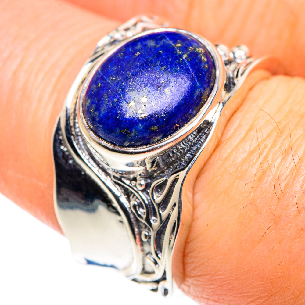 Lapis Lazuli Rings handcrafted by Anasilvercos - RING87564