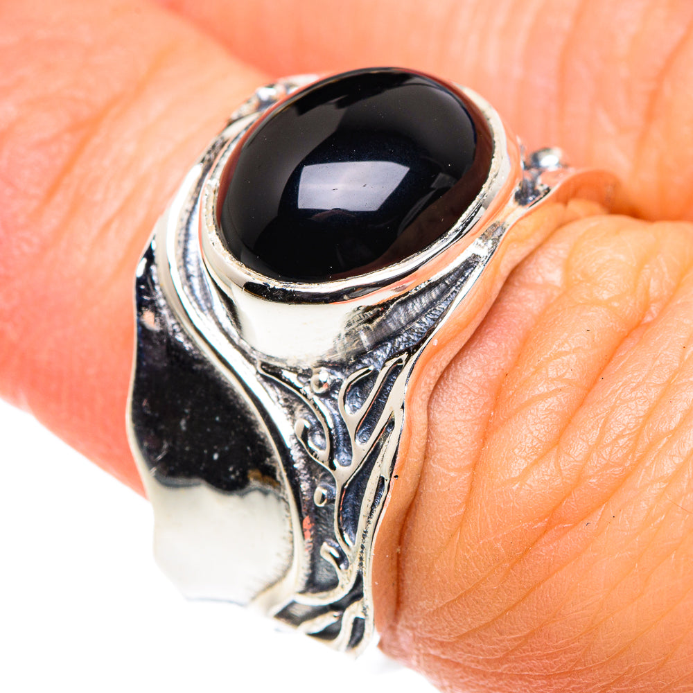 Black Onyx Rings handcrafted by Anasilvercos - RING87571