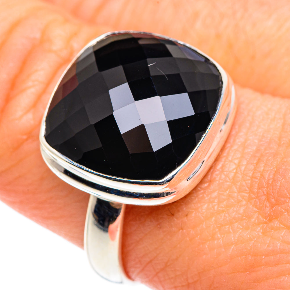 Black Onyx Rings handcrafted by Anasilvercos - RING87572