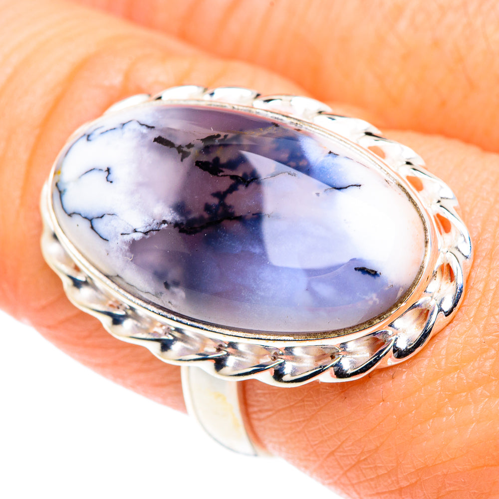 Dendritic Opal Rings handcrafted by Anasilvercos - RING87574
