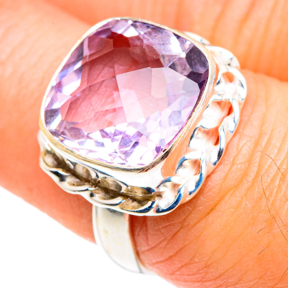 Kunzite Rings handcrafted by Anasilvercos - RING87581
