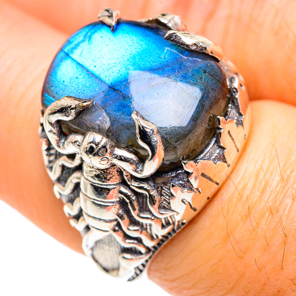 Labradorite Rings handcrafted by Anasilvercos - RING87586