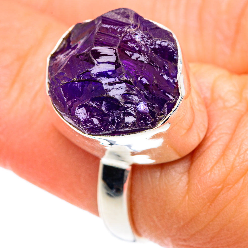 Amethyst Rings handcrafted by Anasilvercos - RING87591