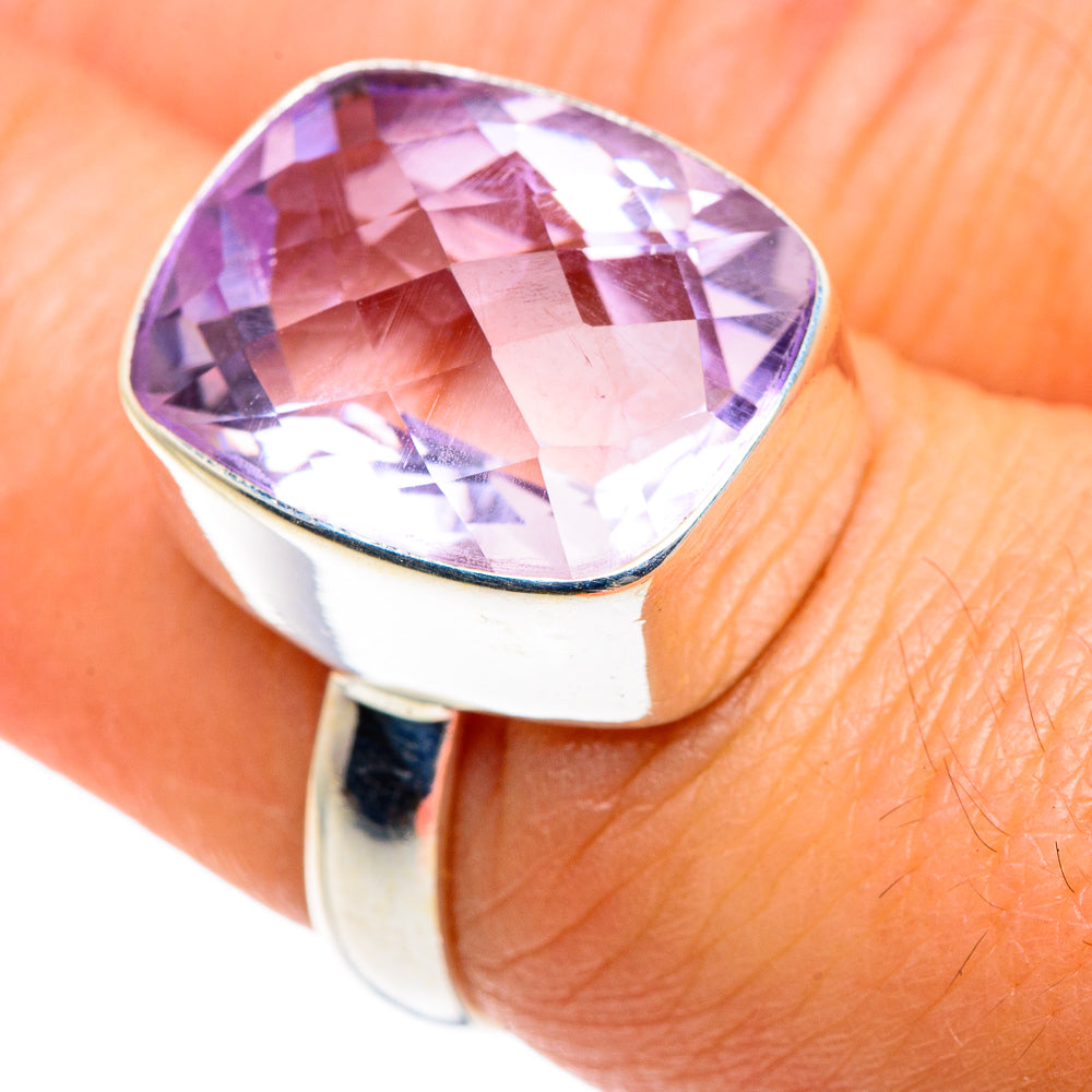 Kunzite Rings handcrafted by Anasilvercos - RING87592