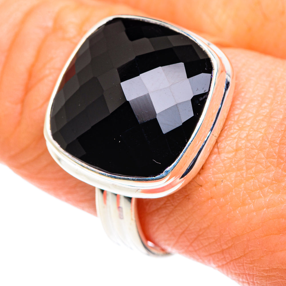 Black Onyx Rings handcrafted by Anasilvercos - RING87602
