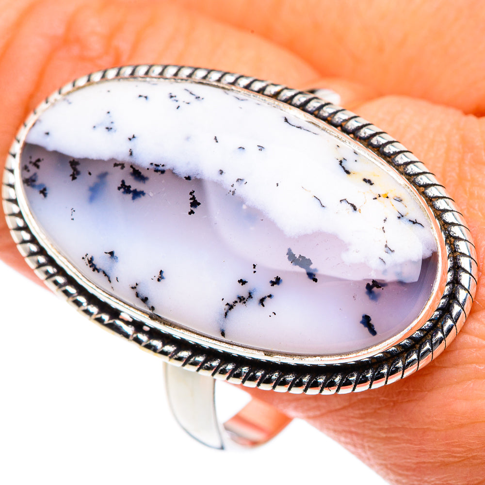 Dendritic Opal Rings handcrafted by Anasilvercos - RING87605