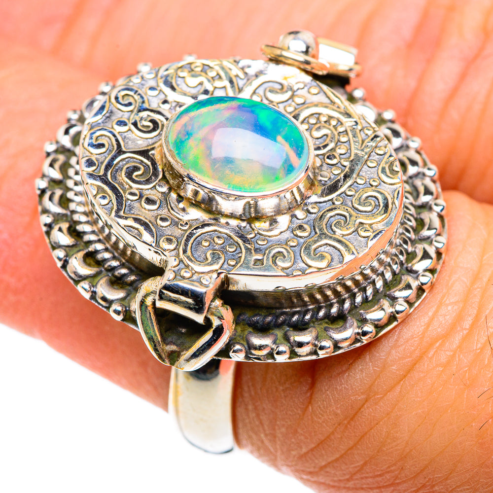 Ethiopian Opal Rings handcrafted by Anasilvercos - RING87612