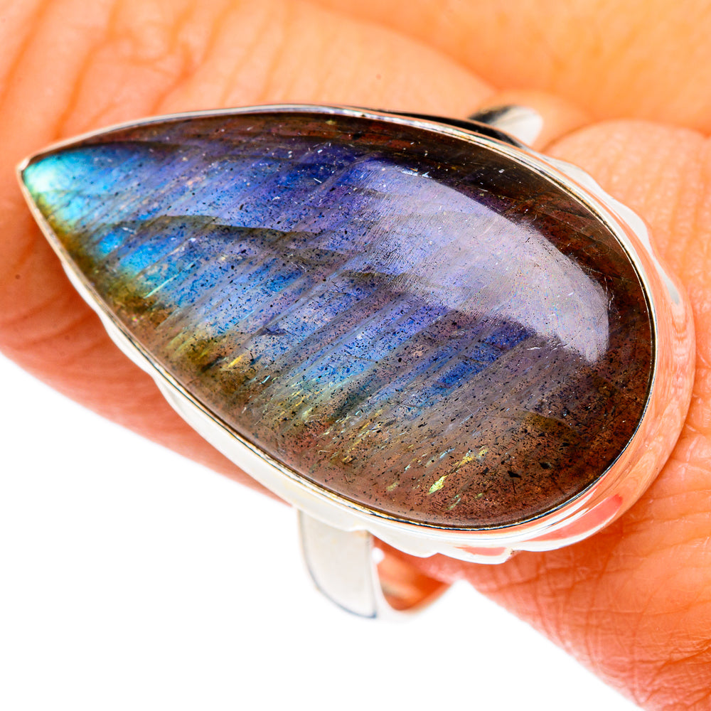 Labradorite Rings handcrafted by Anasilvercos - RING87617