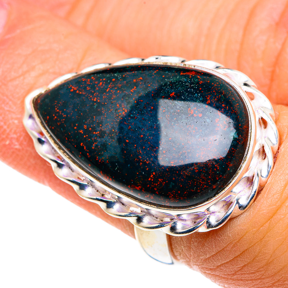 Bloodstone Rings handcrafted by Anasilvercos - RING87620