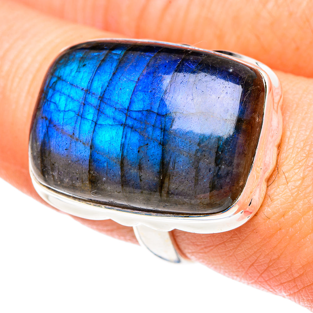 Labradorite Rings handcrafted by Anasilvercos - RING87645