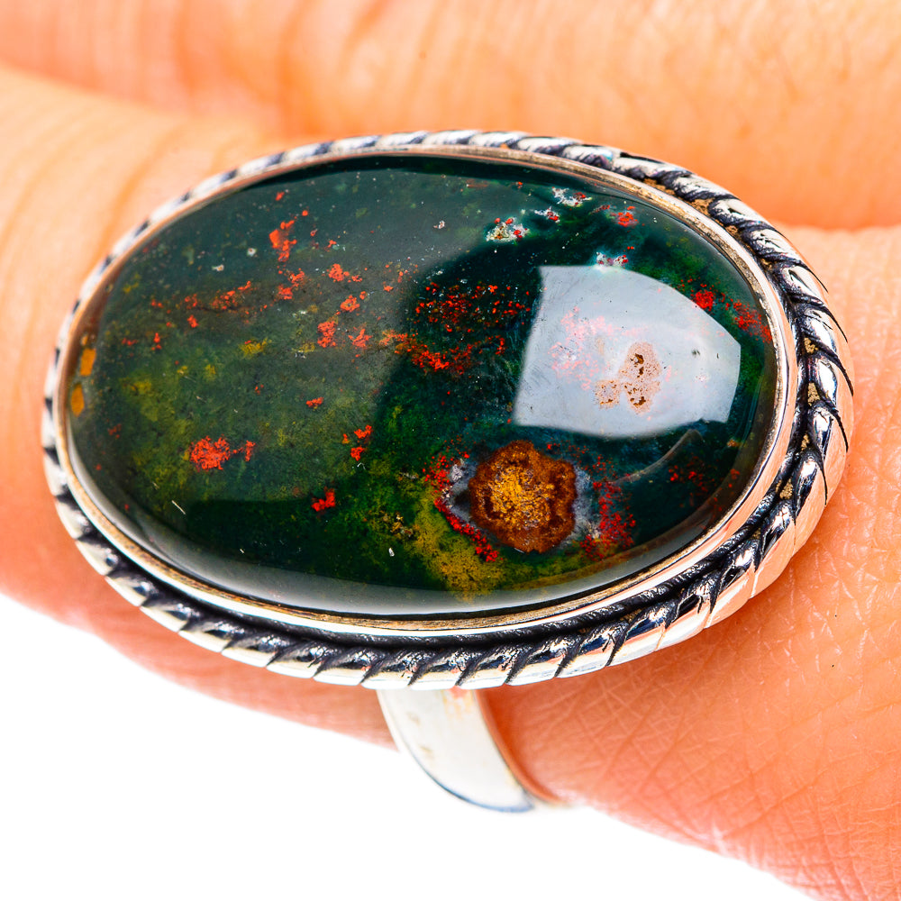 Bloodstone Rings handcrafted by Anasilvercos - RING87655