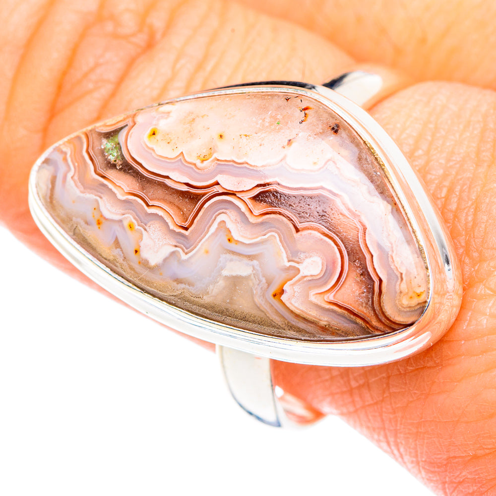 Crazy Lace Agate Rings handcrafted by Anasilvercos - RING87663
