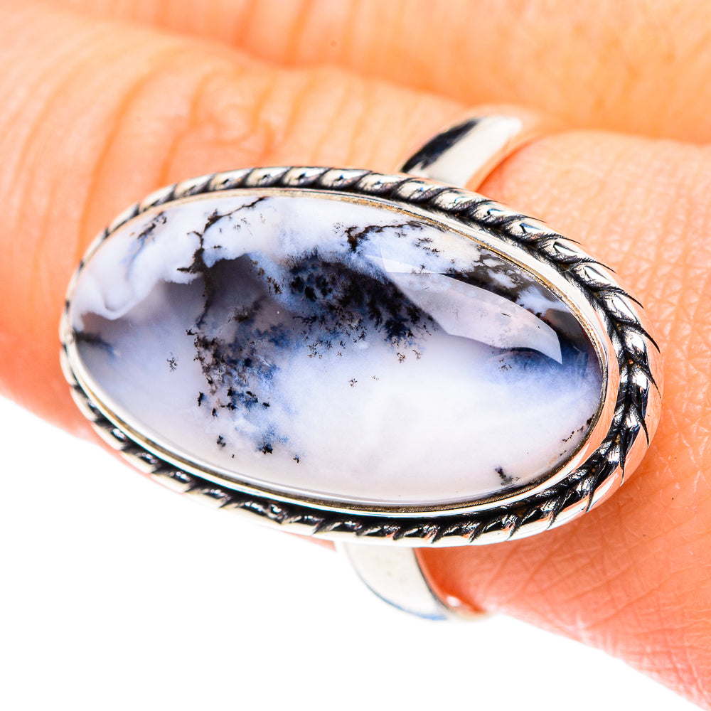 Dendritic Opal Rings handcrafted by Anasilvercos - RING87670
